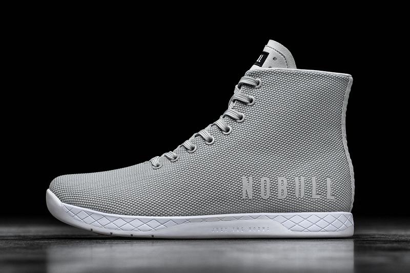 Women's Nobull High-Top Arctic Grey Trainers Grey | SG M2993Q